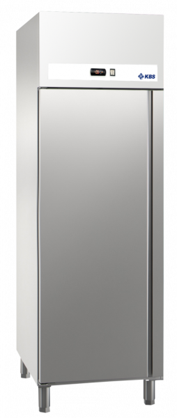 Edelstahl Tiefkühlschrank,  653 x 842 x 2040 mm, -18°C/-21°C, Umluft